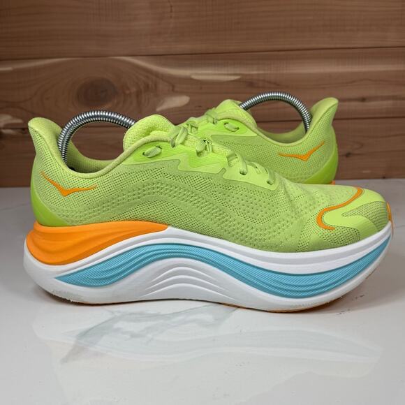 Hoka Women's Lime Green Running Shoes - Picture 9 of 16